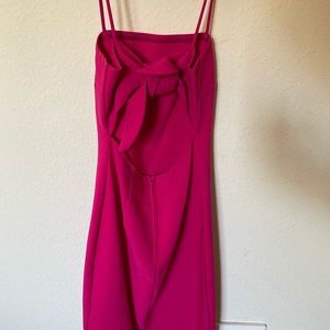 Hot pink dress